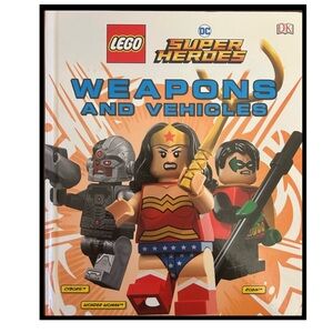 BUNDLE & SAVE🎉 LEGO DC Super Heroes Weapons & Vehicles Hardcover Book